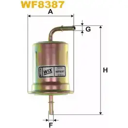 Топливный фильтр WIX FILTERS 8JN9T R 2532872 F5583 WF8387 изображение 0