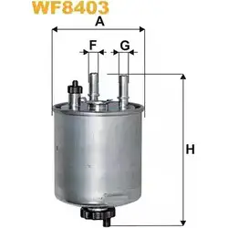 Топливный фильтр WIX FILTERS WF8403 6 NETYVD 2532888 SOAYRFQ изображение 0