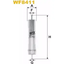 Топливный фильтр WIX FILTERS Q8YJH0 WF8411 2532896 L YPDG изображение 0