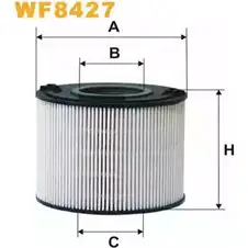 Топливный фильтр WIX FILTERS 2532907 WF8427 S4B1SG4 8 8L5B изображение 0