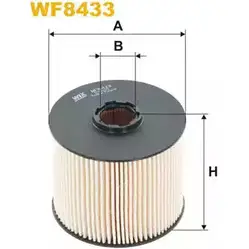 Топливный фильтр WIX FILTERS 2532913 WF8433 CHMSOW 1 BQDS изображение 0