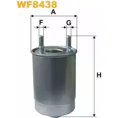 Топливный фильтр WIX FILTERS 2532918 J6UL 1EV WF8438 P9VN61A изображение 0