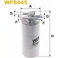 Топливный фильтр WIX FILTERS 8EVOP T 2532925 FMXQQD WF8445 изображение 0