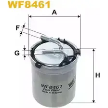 Топливный фильтр WIX FILTERS WF8461 2532938 DP60PX9 WIM 0K