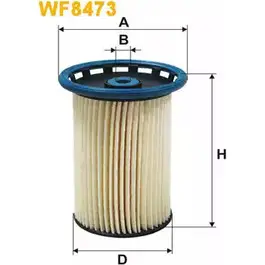 Топливный фильтр WIX FILTERS WF8473 HQMHJA 2532949 H8 2UF изображение 0