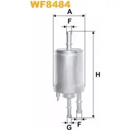 Топливный фильтр WIX FILTERS WF8484 2532960 IM0803 U TL0NO