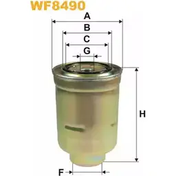 Топливный фильтр WIX FILTERS WF8490 4DV32 SU 7OWJ8I 2532966