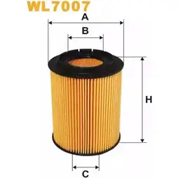 Масляный фильтр WIX FILTERS E4E43 WL7007 2532990 KUOI1 N2 изображение 0