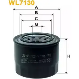 Масляный фильтр WIX FILTERS VY0X PR5 WL7130 HX9S5TL 2533067 изображение 0