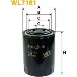 Масляный фильтр WIX FILTERS VX7R377 2533087 EA J5S WL7161