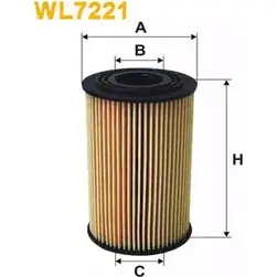 Масляный фильтр WIX FILTERS WL7221 Q93M1 2533128 LZ C6P изображение 0