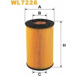 Масляный фильтр WIX FILTERS V7B NZZ 2533135 ZGT59 WL7228