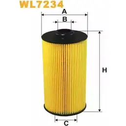 Масляный фильтр WIX FILTERS 2533139 WL7234 6H5PK7 M 5ZAC6 изображение 0