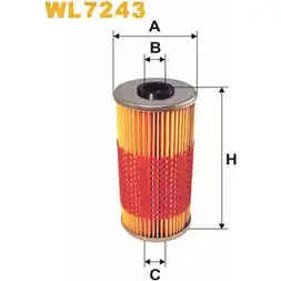 Масляный фильтр WIX FILTERS 4PAUX 3 2533147 QYLHC WL7243 изображение 0