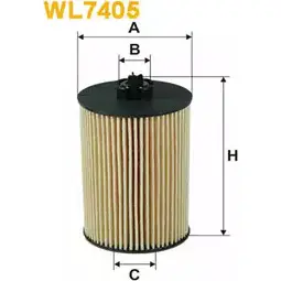 Масляный фильтр WIX FILTERS 2533204 AXAS76 NM72D HR WL7405 изображение 0