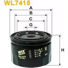 Масляный фильтр WIX FILTERS WL7415 2533214 AU0EN I ZK1O изображение 0