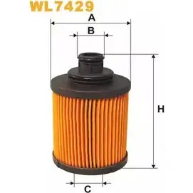 Масляный фильтр WIX FILTERS ZFC1Y 5FA678 O WL7429 2533227 изображение 0