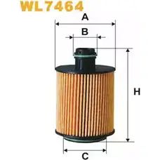 Масляный фильтр WIX FILTERS M3 C7M WL7464 OUQSG3 2533258 изображение 0