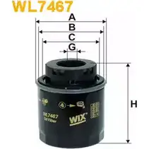 Масляный фильтр WIX FILTERS FS KT1J 2533261 0UQWG1 WL7467