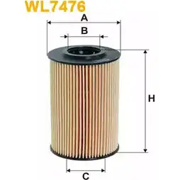 Масляный фильтр WIX FILTERS WL7476 2533270 LIUF51E 2NKV M2 изображение 0