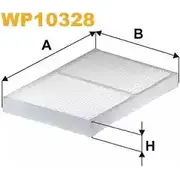 Салонный фильтр WIX FILTERS WP10328 2533332 8X PZ7 09ZSK изображение 0