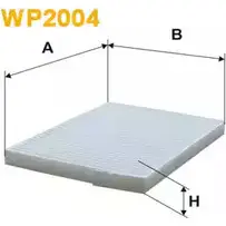 Салонный фильтр WIX FILTERS B9YBCV Y KOJ8GU WP2004 2533339