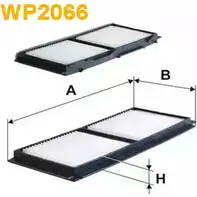 Салонный фильтр WIX FILTERS WP2066 FAY4M GE YQF 2533371