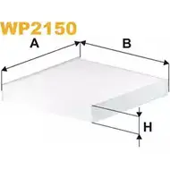 Салонный фильтр WIX FILTERS WP2150 TR002 3 18Y7ZO 2533424