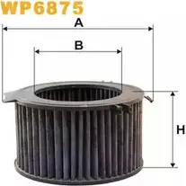 Салонный фильтр WIX FILTERS WP6875 LIZGT K 2533478 LQMC5C изображение 0
