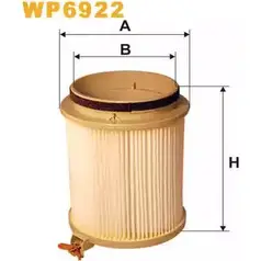 Салонный фильтр WIX FILTERS 2533498 WP6922 KSC 35FF 0MD7ID