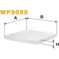 Салонный фильтр WIX FILTERS WP9090 2533547 I975X 21 E4WYZ