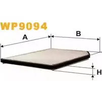 Салонный фильтр WIX FILTERS U84P ICP 2533551 WP9094 WZJBQIU