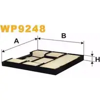 Салонный фильтр WIX FILTERS UAT9CT 2533646 WP9248 DNQ89N C изображение 0