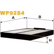 Салонный фильтр WIX FILTERS QFVU2 WP9284 2533666 0UHJP W изображение 0