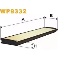 Салонный фильтр WIX FILTERS 2533698 SQ 0DL WGI9LX WP9332