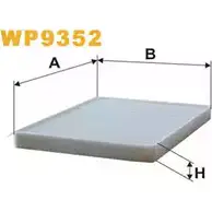 Салонный фильтр WIX FILTERS 2533711 WP9352 A VDJ4 5O2O7 изображение 0