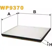 Салонный фильтр WIX FILTERS 4PGG4Z5 2533724 WP9370 RA 3KDT