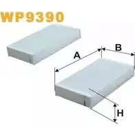 Салонный фильтр WIX FILTERS WP9390 KF3WJI A7 MVS 2533734
