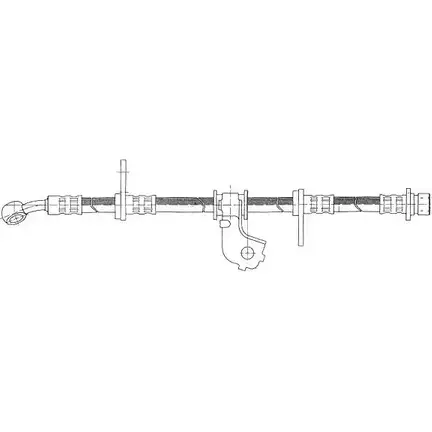 Тормозной шланг CEF 511452 QWID220 BYJL 2 2534592 изображение 0