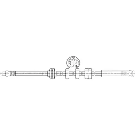 Тормозной шланг CEF ZVU6D NC 511664 2534741 7I0MFW