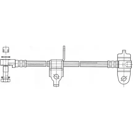 Тормозной шланг CEF 512357 2535274 C8V R7SR JM97G9