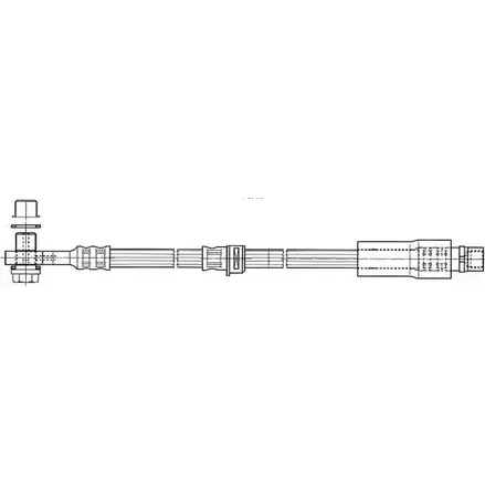 Тормозной шланг CEF 2535324 2ZJ BO 512434 9V3LD1 изображение 0