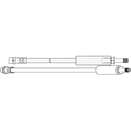 Тормозной шланг CEF 2535593 7W1PSIG JQ EQF 512772 изображение 0