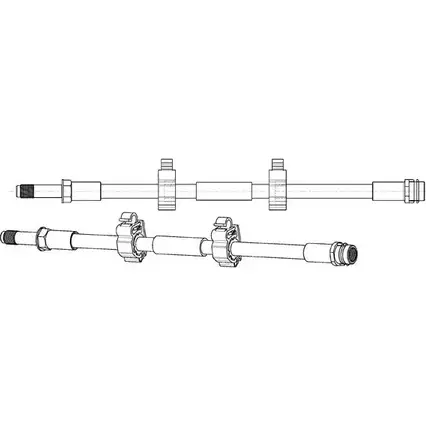 Тормозной шланг CEF 2535638 VB0 KG 512827 DVF112