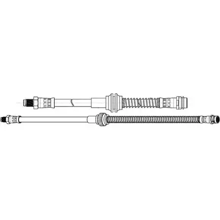 Тормозной шланг CEF GL58 87A FYGJG 2535837 514654