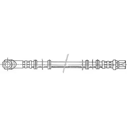 Тормозной шланг CEF 2536023 76BGSLJ 516847 ONZV1 II изображение 0