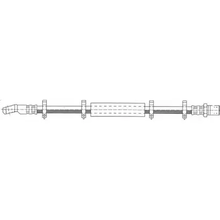 Тормозной шланг CEF 2536030 H1JIX 516864 W59DG Q