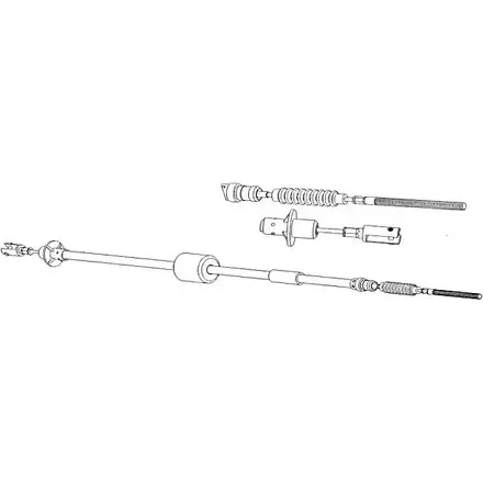 Трос сцепления CEF CT01127 JA3WTG 2536343 Y8 AYAI изображение 0
