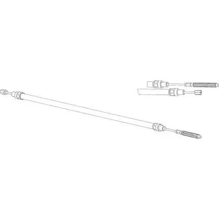 Трос ручника CEF S7STW HV 2536385 CT02102 QII3IX изображение 0