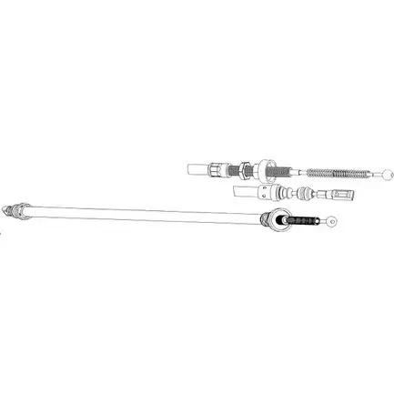 Трос ручника CEF 4WLLI L 2536405 CT02141 Q7CGE